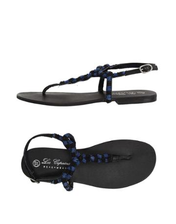 Les Copains Beachwear Toe Strap Sandals