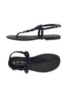 Les Copains Beachwear Toe Strap Sandals