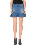 Scee By Twin-set Denim Skirts