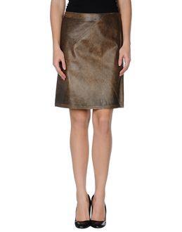 Mariella Burani Leather Skirts