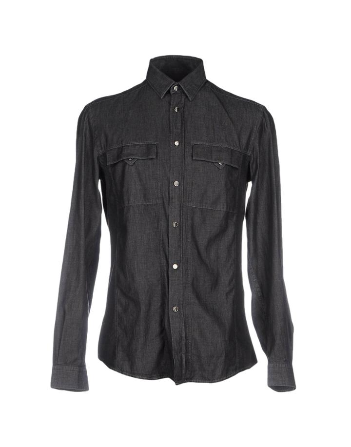 Versace Collection Denim Shirts