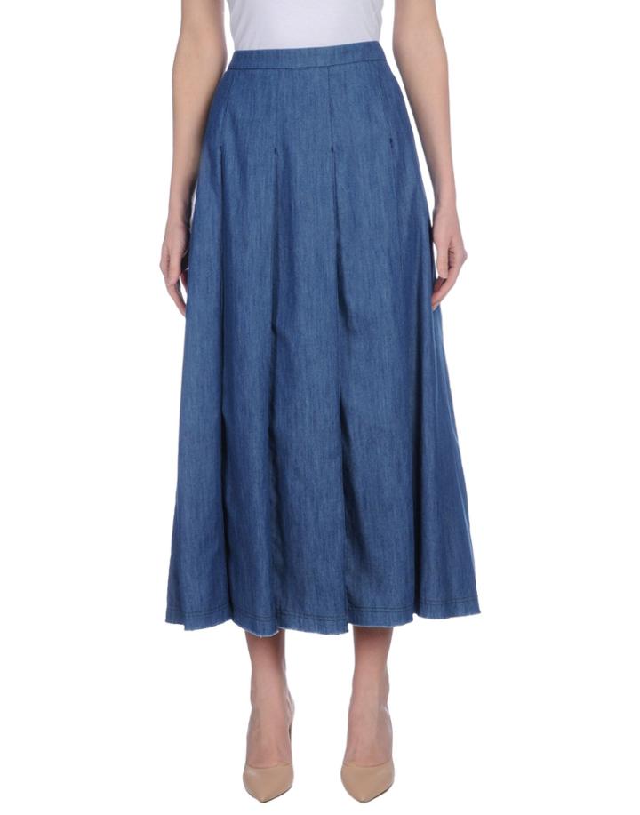 Seventy By Sergio Tegon Denim Skirts