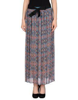 Pinko Grey Long Skirts