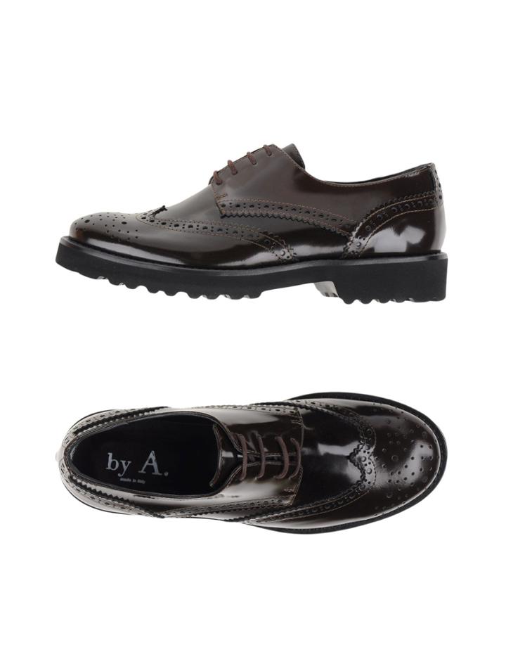 By A. Lace-up Shoes