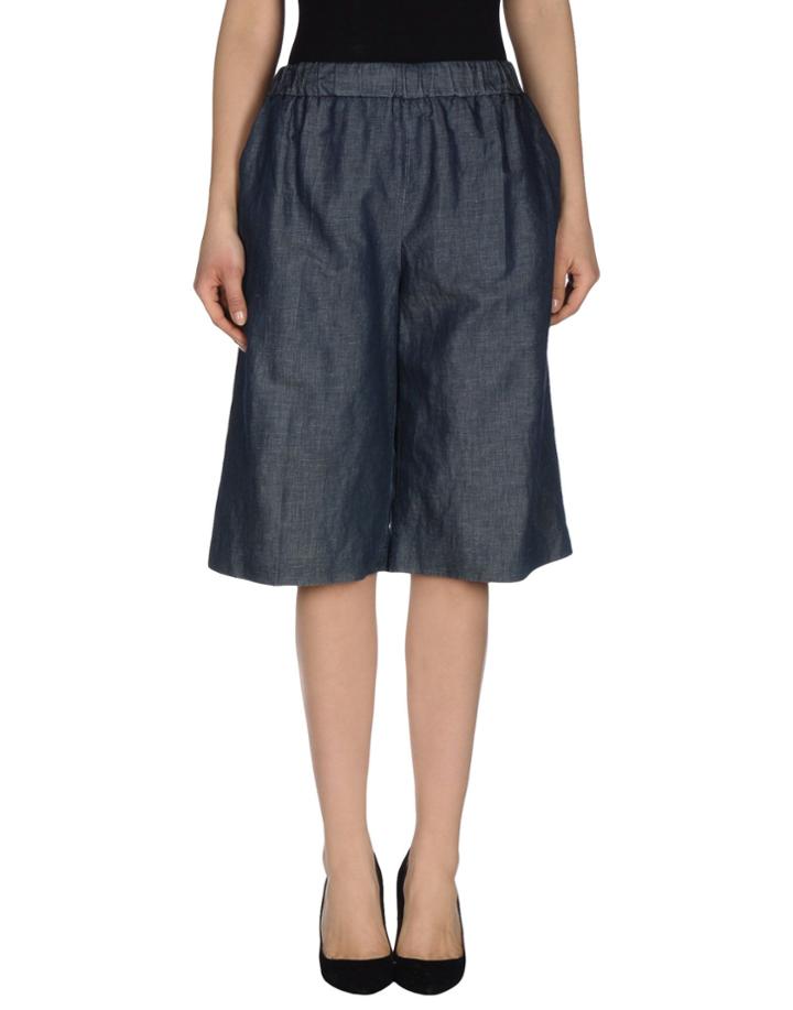 Tela Denim Bermudas