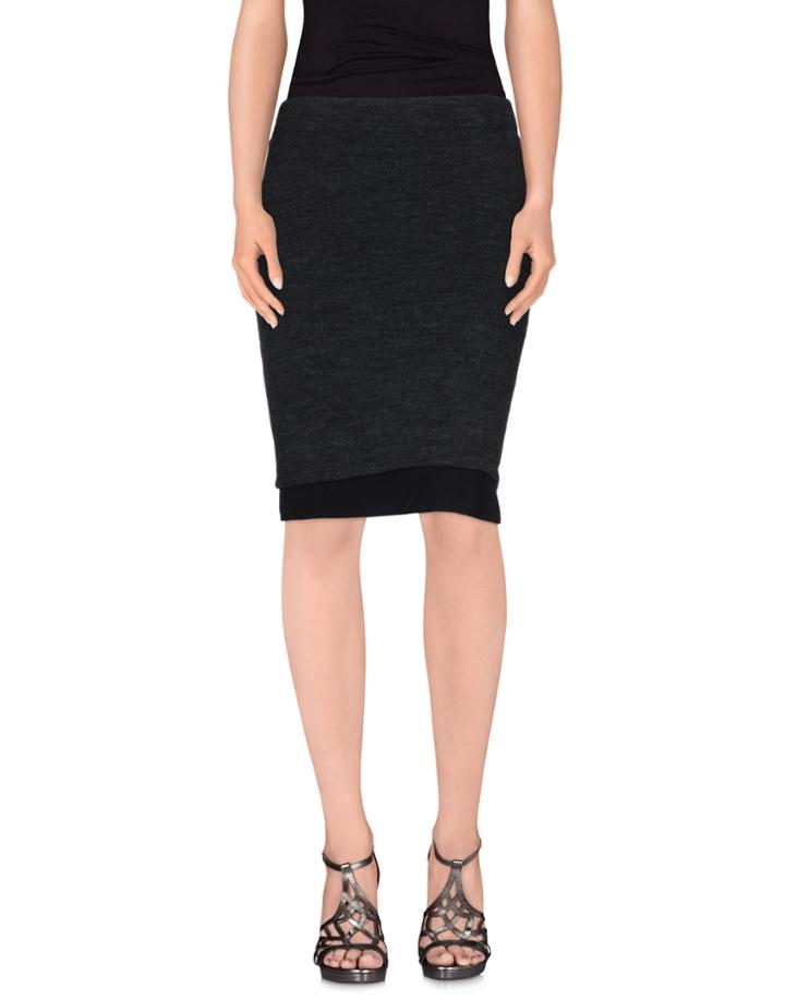 Blanc. Knee Length Skirts