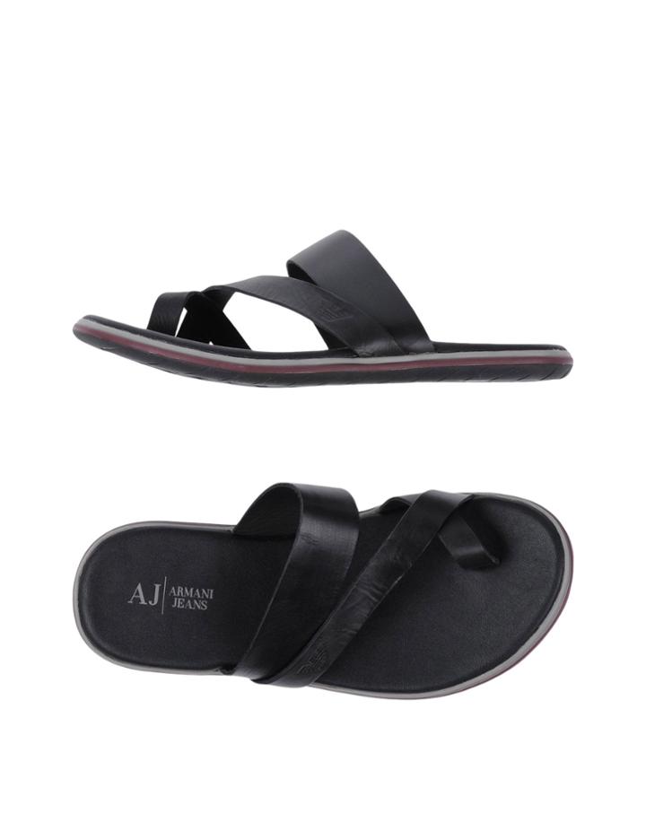 Armani Jeans Toe Strap Sandals
