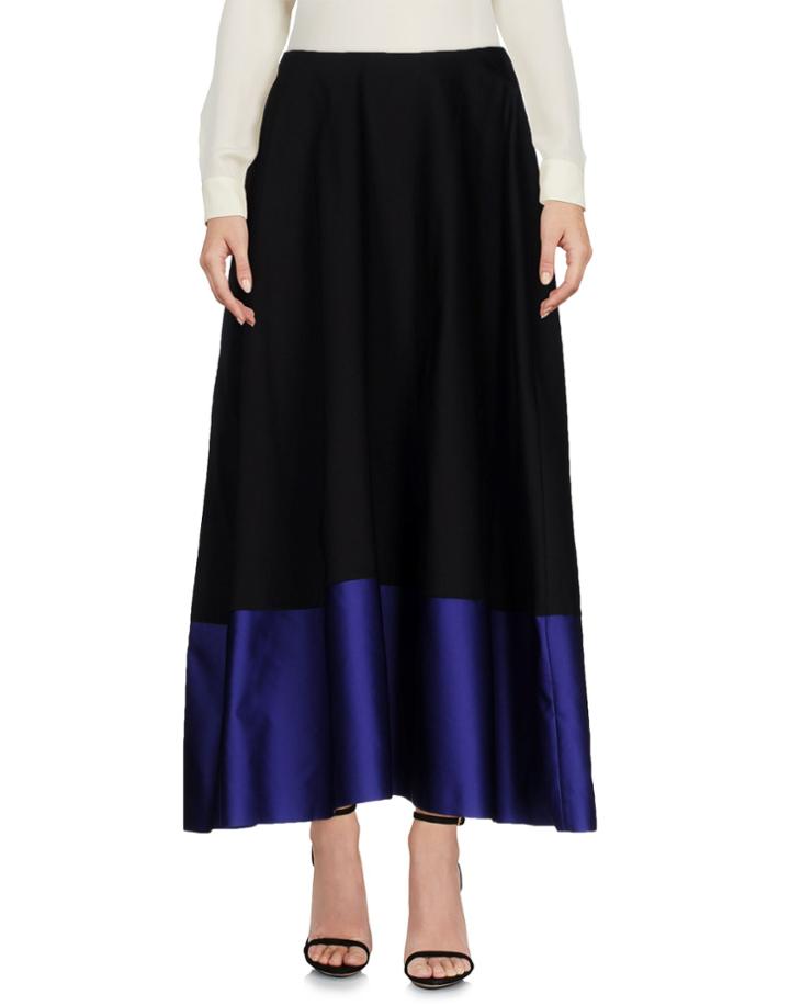 Jil Sander Navy Long Skirts