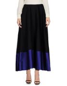 Jil Sander Navy Long Skirts