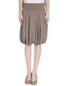 European Culture Knee Length Skirts