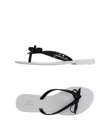 Melissa + Jason Wu Toe Strap Sandals