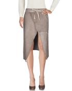 Wlg By Giorgio Brato Knee Length Skirts