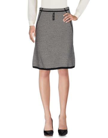 Lafty Tie Knee Length Skirts