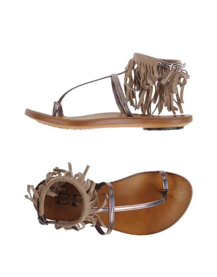 Divine Follie Toe Strap Sandals