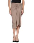 Rick Owens Lilies 3/4 Length Skirts