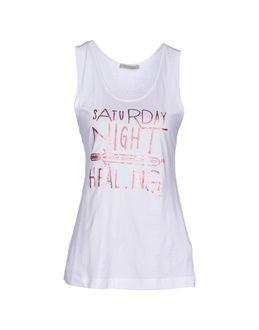 Pinko Grey Tank Tops