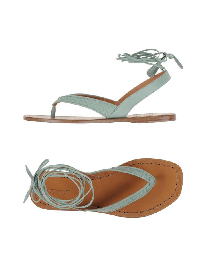 Bottega Veneta Toe Strap Sandals