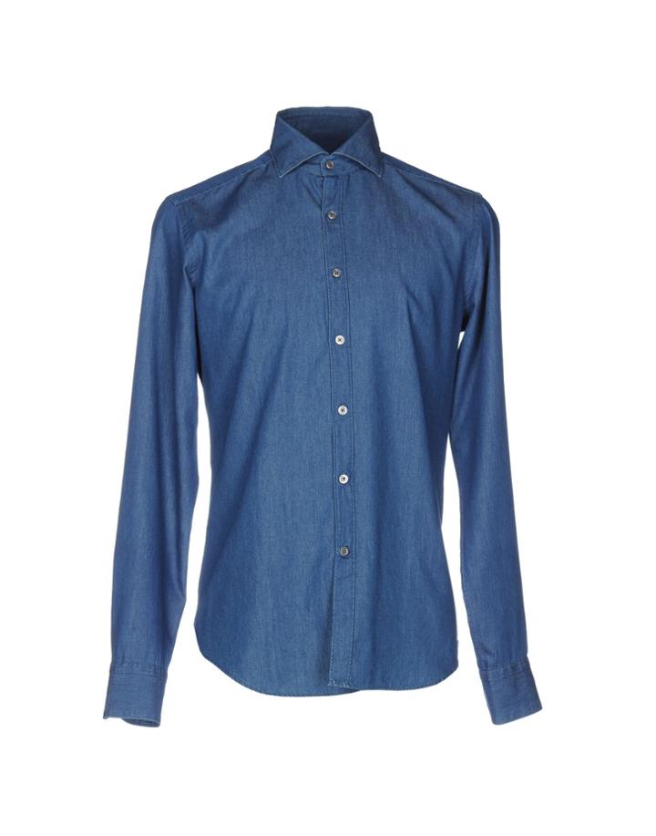 Sartoria Campo Napoli Denim Shirts