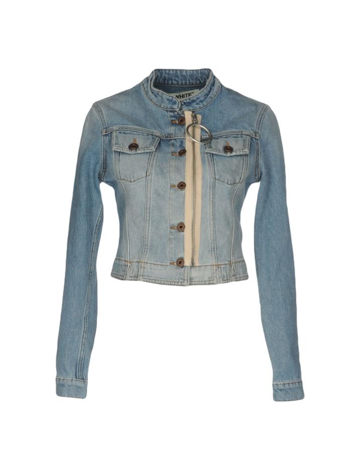 Off White C/o Virgil Abloh Denim Outerwear
