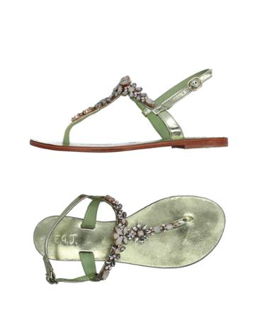 E.g.j. Toe Strap Sandals