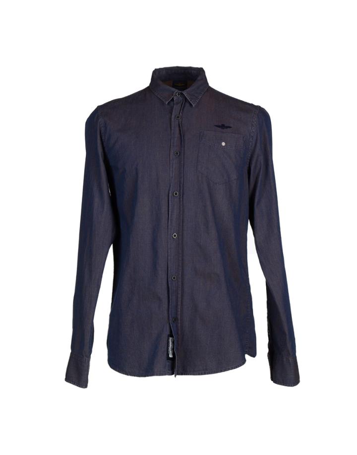 Aeronautica Militare Denim Shirts