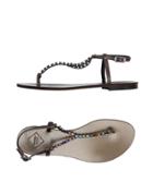 Emanuela Caruso Capri Toe Strap Sandals