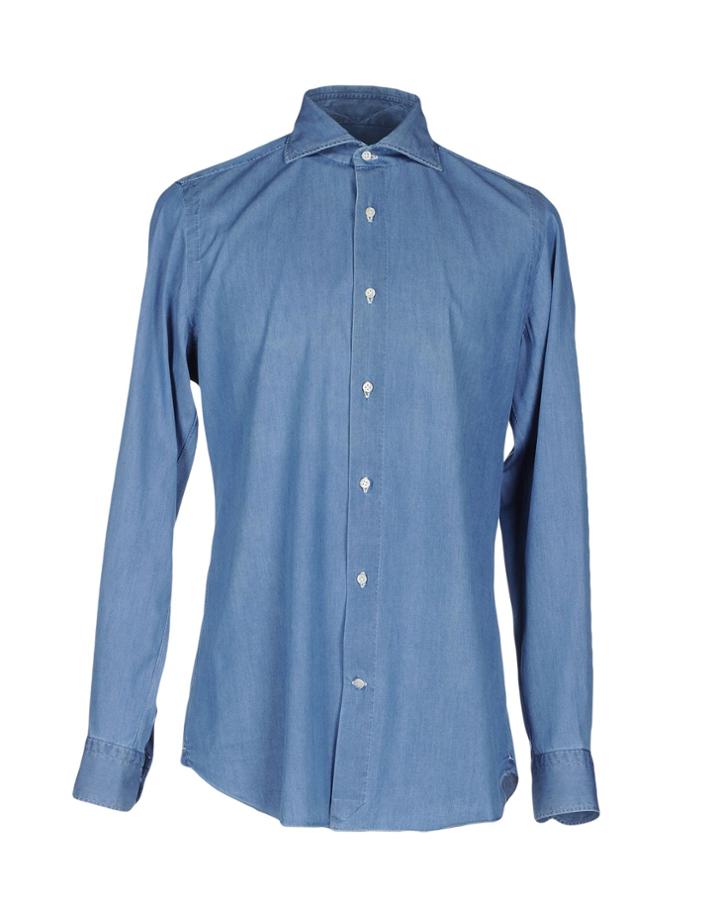 Camiceria Vincenzo Di Ruggiero Denim Shirts