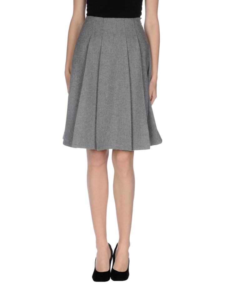 Fall Winter Spring Summer Knee Length Skirts