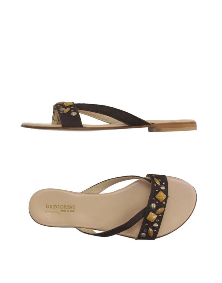Gregorini Toe Strap Sandals