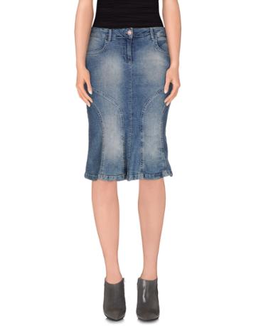 Roccobarocco Denim Skirts