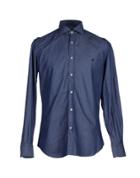 Brooksfield Royal Blue Denim Shirts