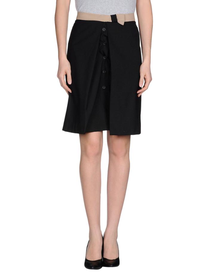 Sin Quanone Knee Length Skirts