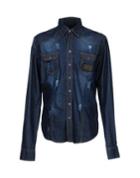 Philipp Plein Homme Denim Shirts