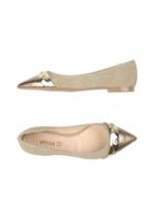 White D' Ballet Flats
