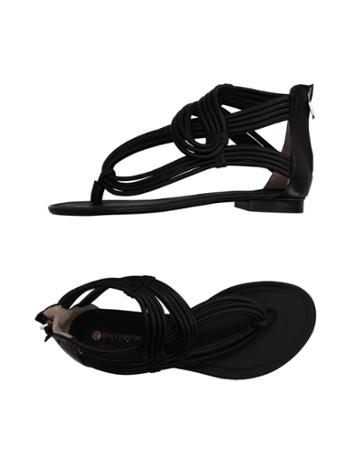 La Bottega Dell'artigiano Toe Strap Sandals