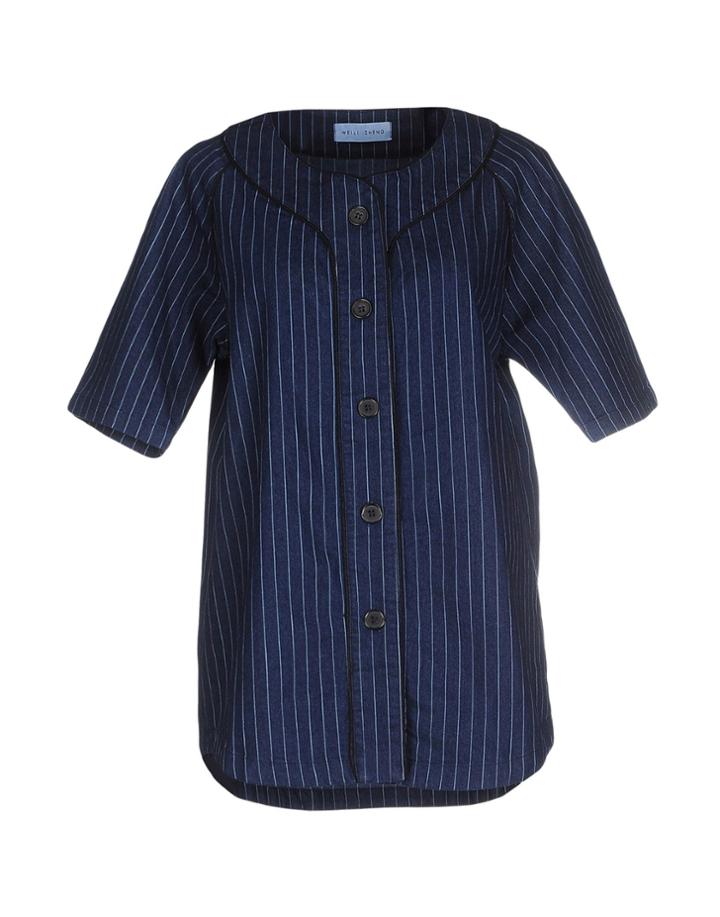 Weili Zheng Denim Shirts
