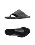 Ann Demeulemeester Toe Strap Sandals
