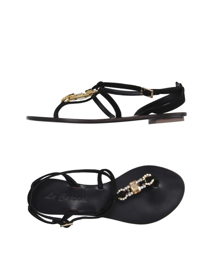 Le Capresi Toe Strap Sandals