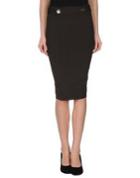 Pinko Black Knee Length Skirts