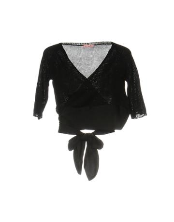Rose' A Pois Wrap Cardigans