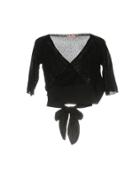 Rose' A Pois Wrap Cardigans