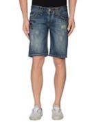 Philipp Plein Denim Bermudas