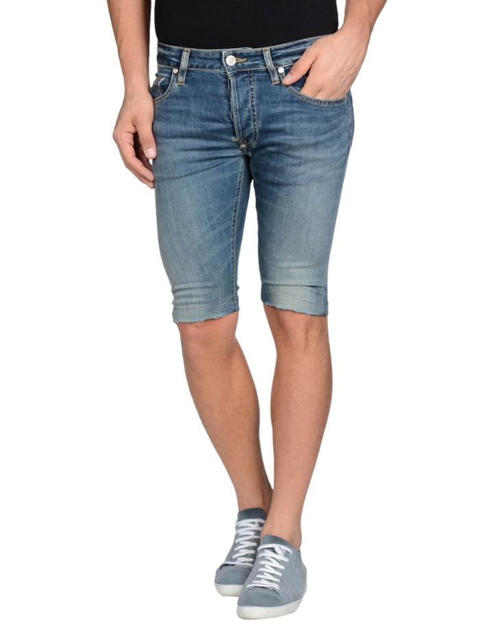 Blauer Denim Bermudas