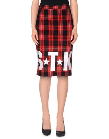 Stk Supertokyo Knee Length Skirts