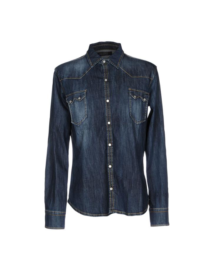 Ian Ashes Homme Denim Shirts