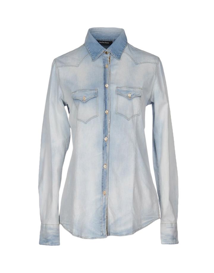 Sans Fixe Dimore Denim Shirts