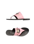 Versace Toe Strap Sandals