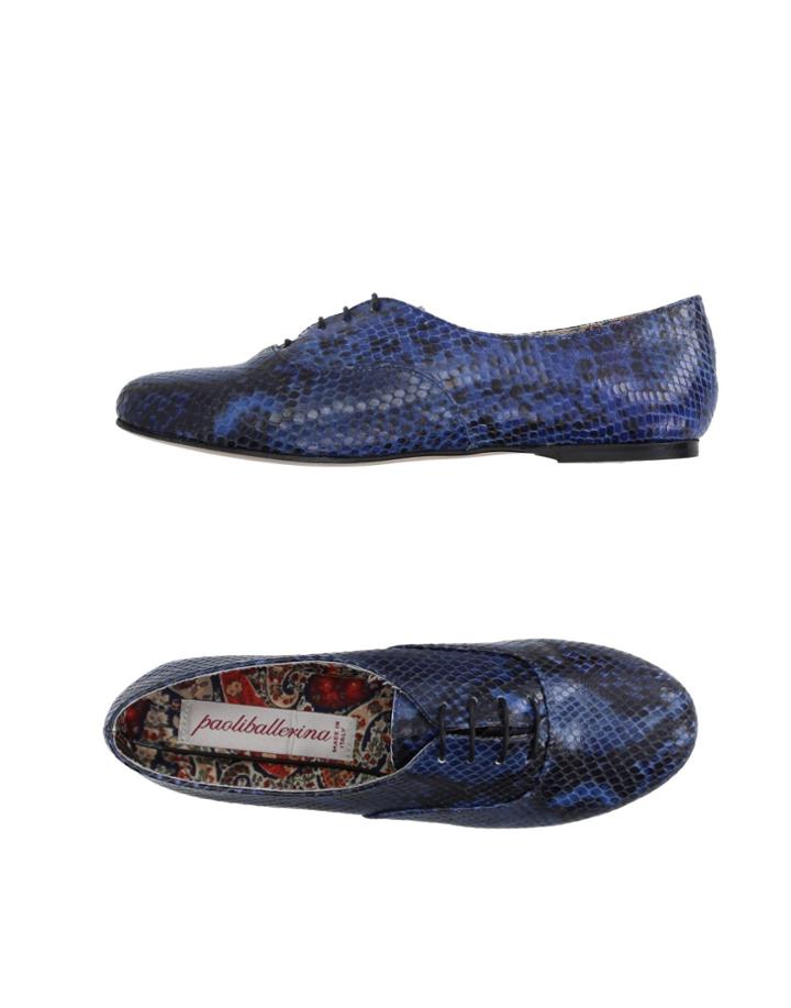 Paoliballerina Lace-up Shoes