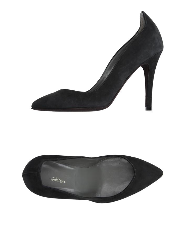 Gold Case Pumps