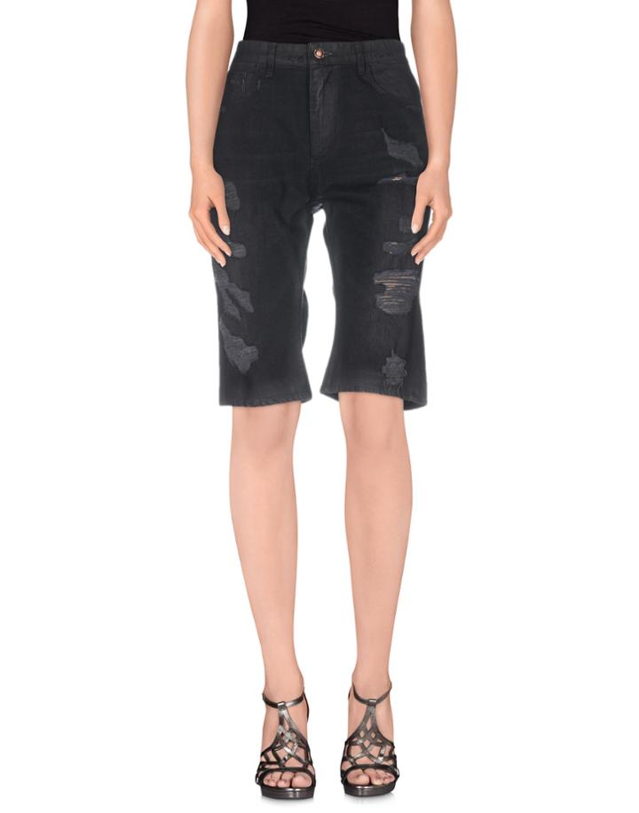 Tortoise Denim Bermudas
